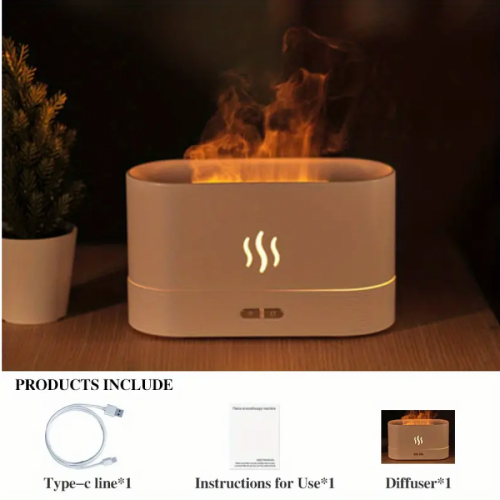 Simulation Flame Ultrasonic Humidifier