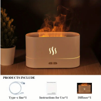 Simulation Flame Ultrasonic Humidifier